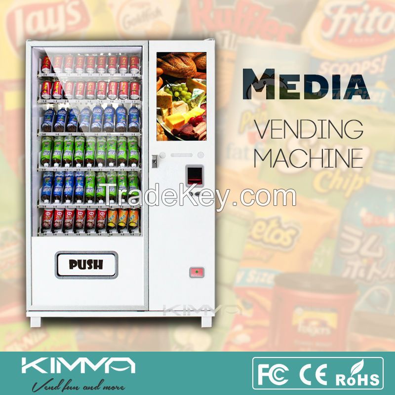 Large advertising display dried fruits vending machine KVM-G654T26