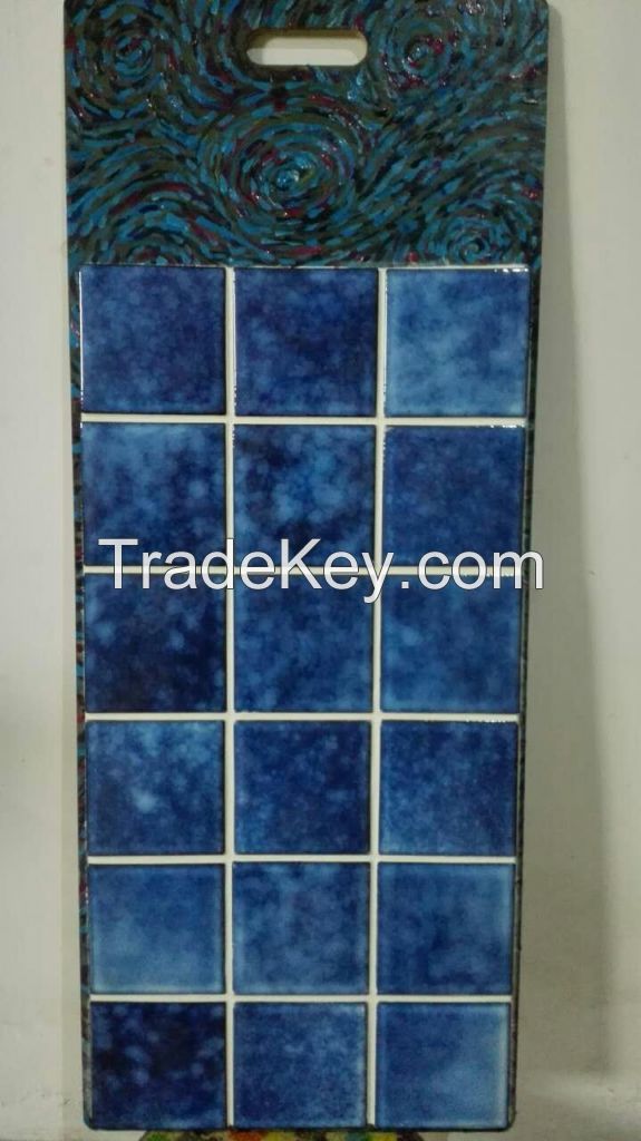 hand made glazed tiles
