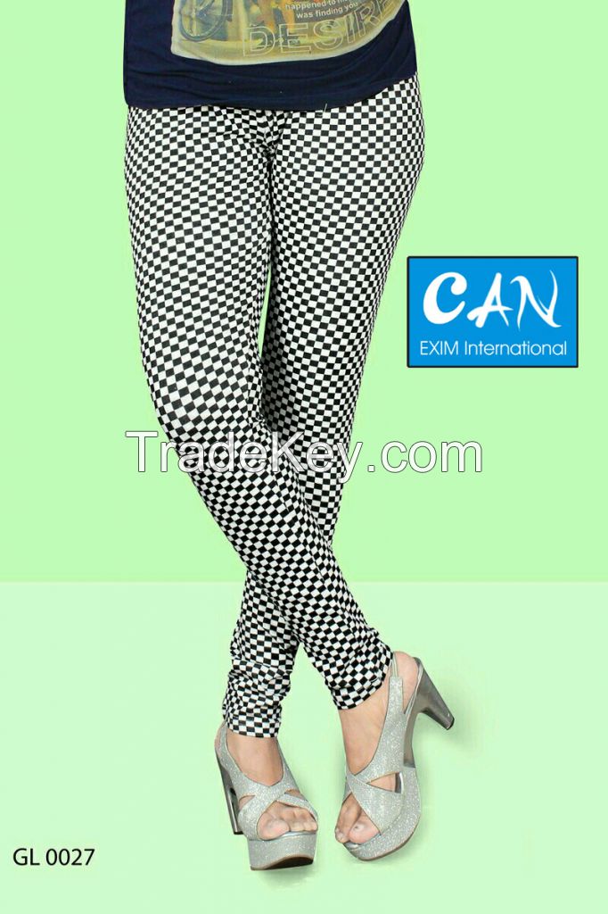 printed ankle length leggings for women and girls