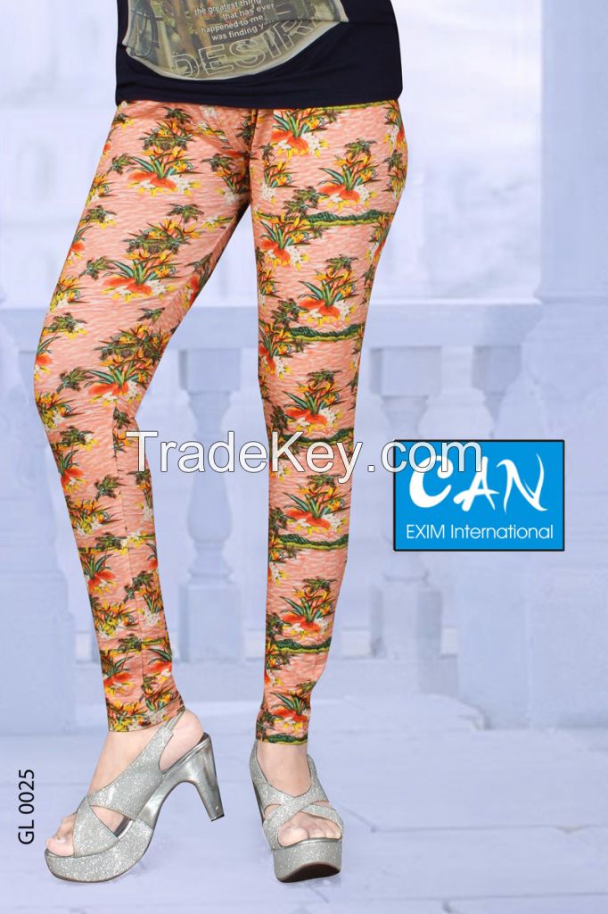 printed cotton leggings for women and ladies and girls 