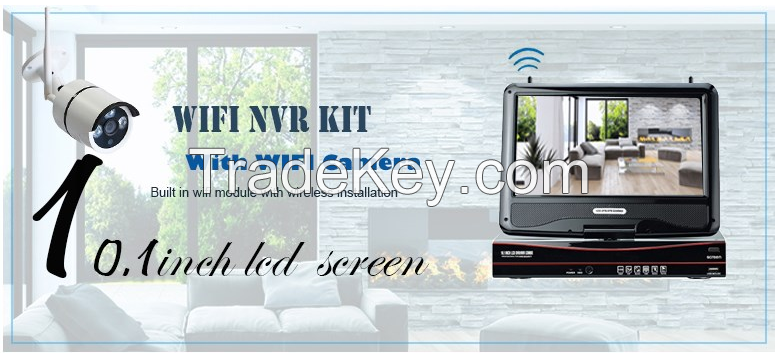 High quality wireless hidden camera cctv wifi nvr kit