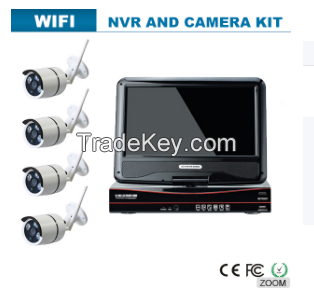 High performance ptz wifi camera and 1080p 8ch h 264 nvr kit