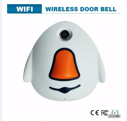 built-in microphone and speaker video mobile phone wireless doorbell