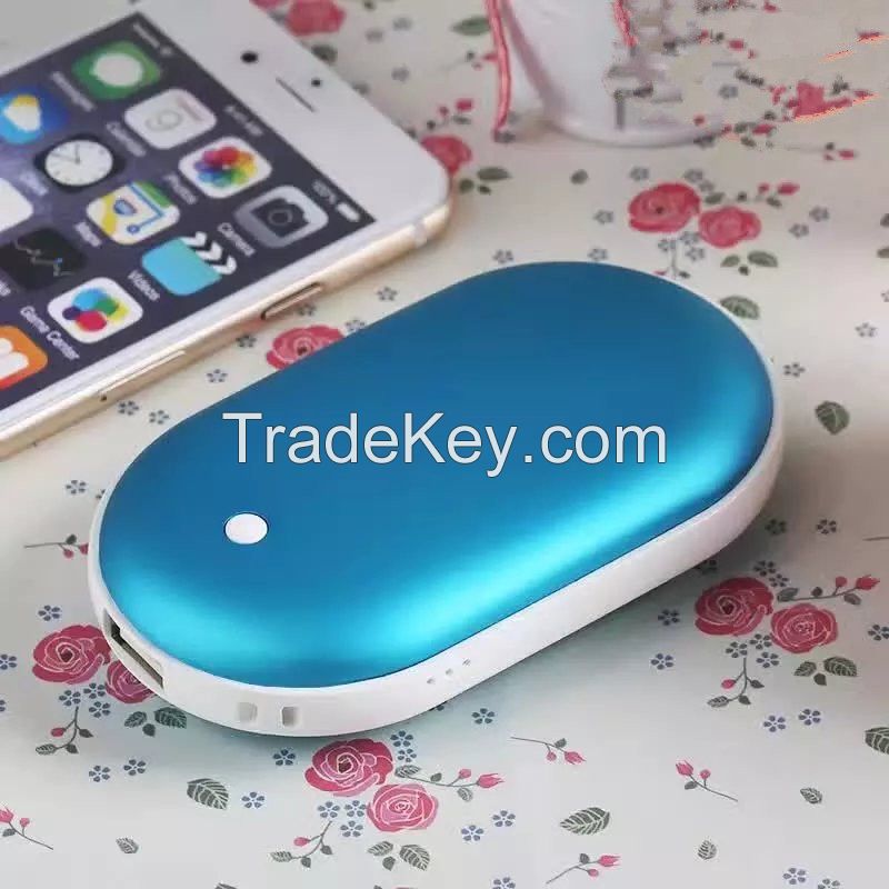 2017 new years gift items 5200mah handwarmer power bank