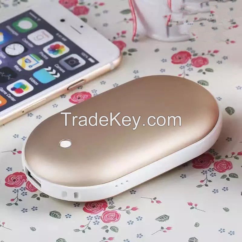 2017 new years gift items 5200mah handwarmer power bank