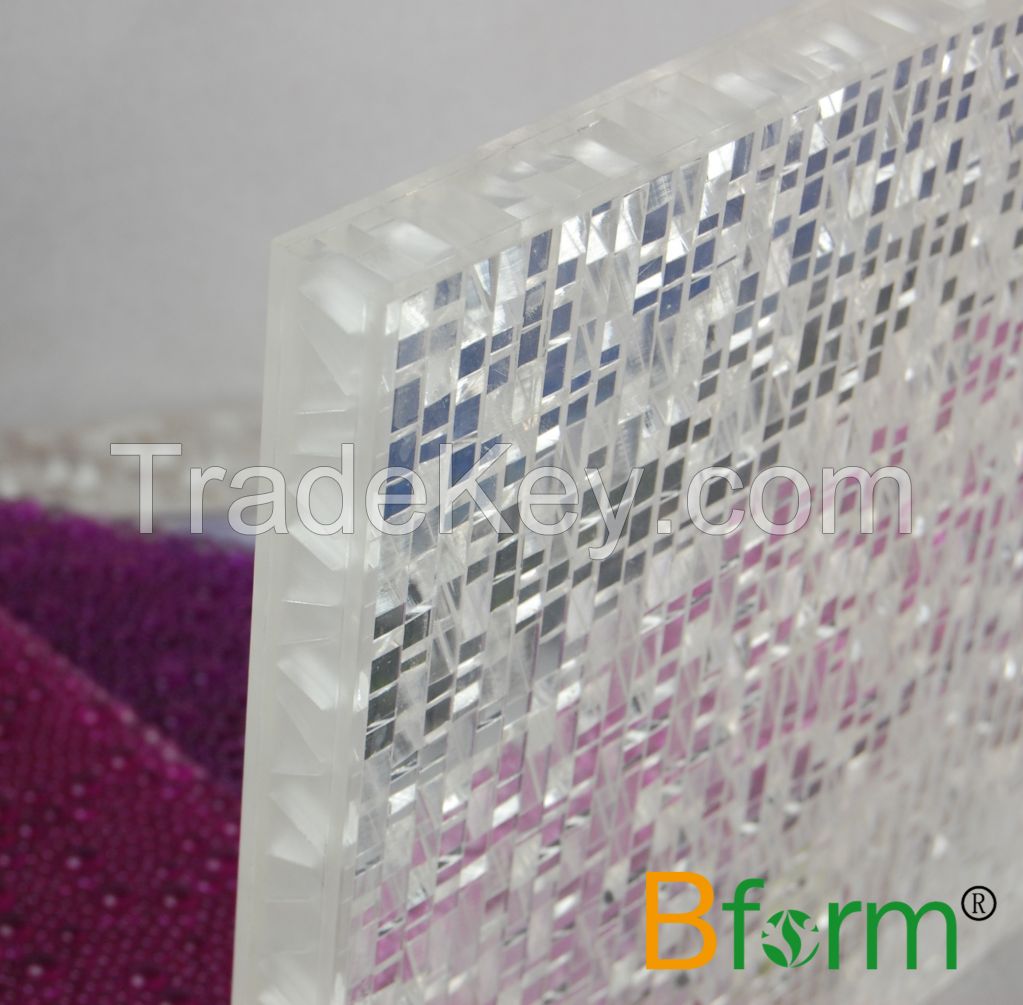 3form resin panel transparent plate crystal board