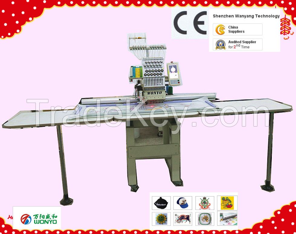 multi-needle computerized embroidery,1 head cap embroidery machine