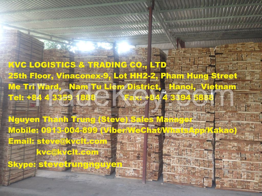 Acacia sawn timber from Vietnam