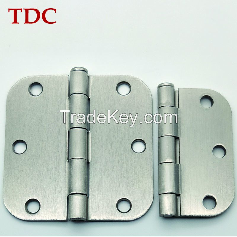 5/8 in square corner residential hinge interior door used from pinghu hardware 