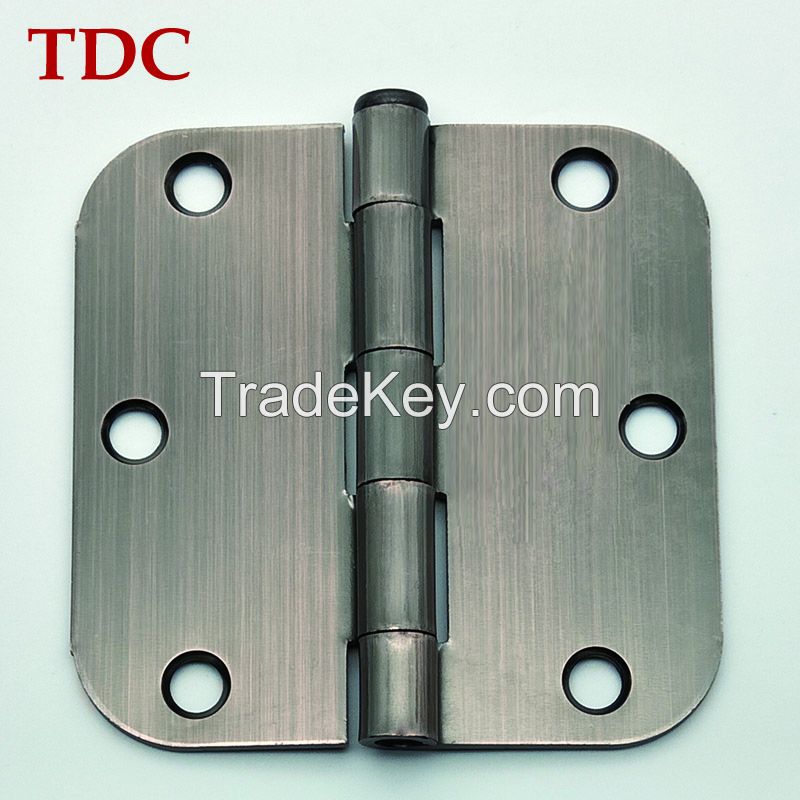 5/8 in square corner residential hinge interior door used from pinghu hardware