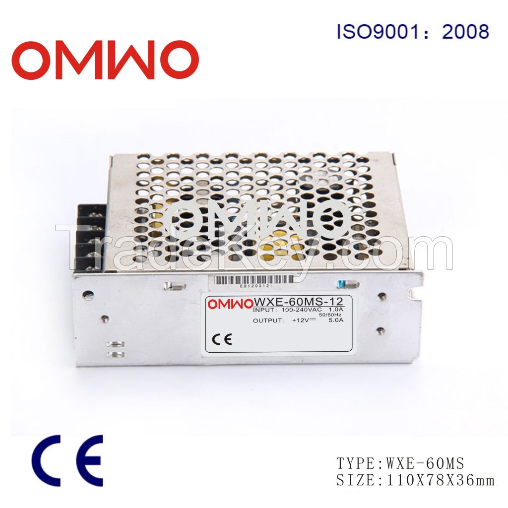 60W Single Output switching power supply WXE-60MS-12