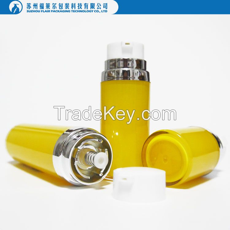 custom plastic round airless bottle