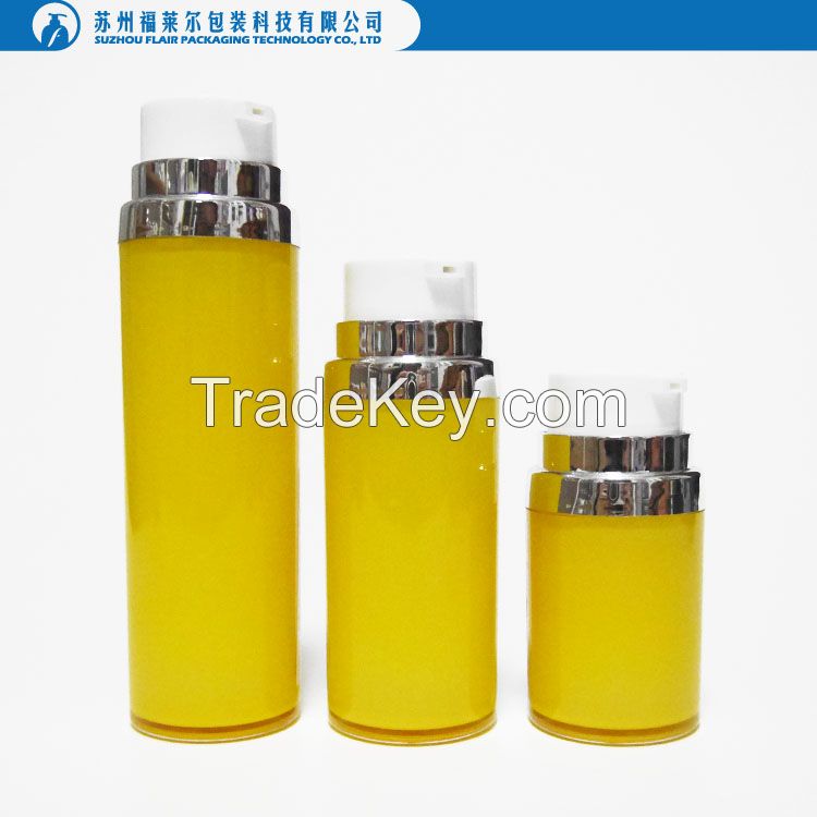 custom plastic round airless bottle