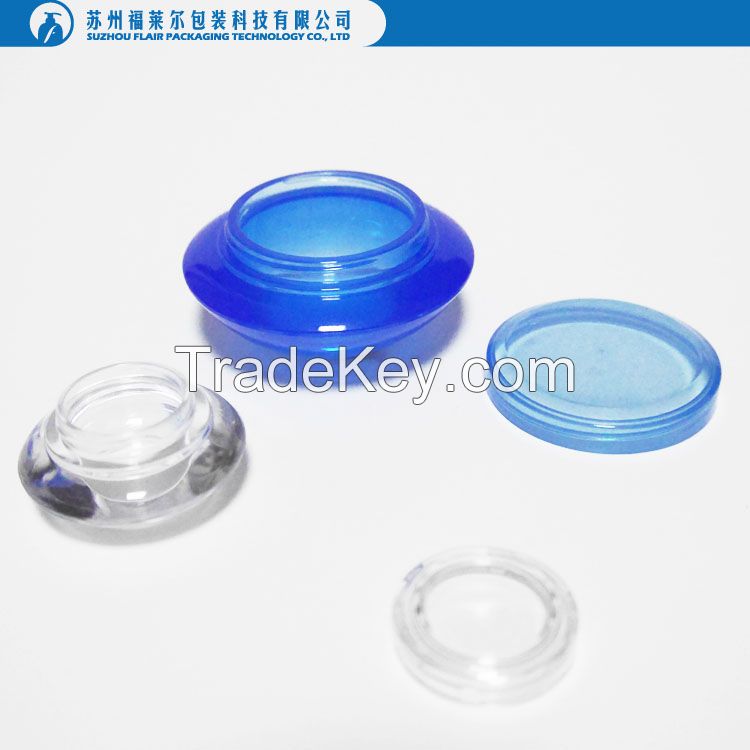 Plastic diamond eye cream jar