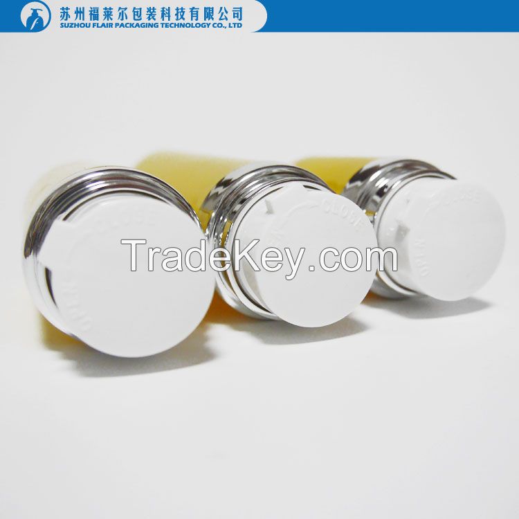 custom plastic round airless bottle