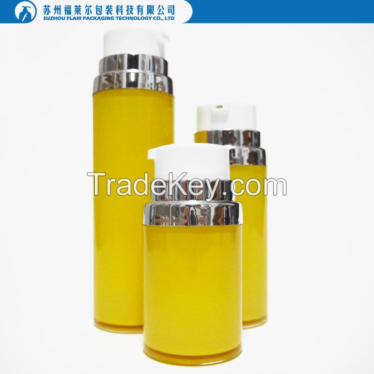 custom plastic round airless bottle