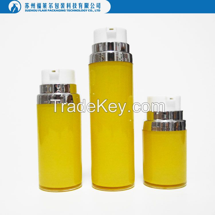 custom plastic round airless bottle