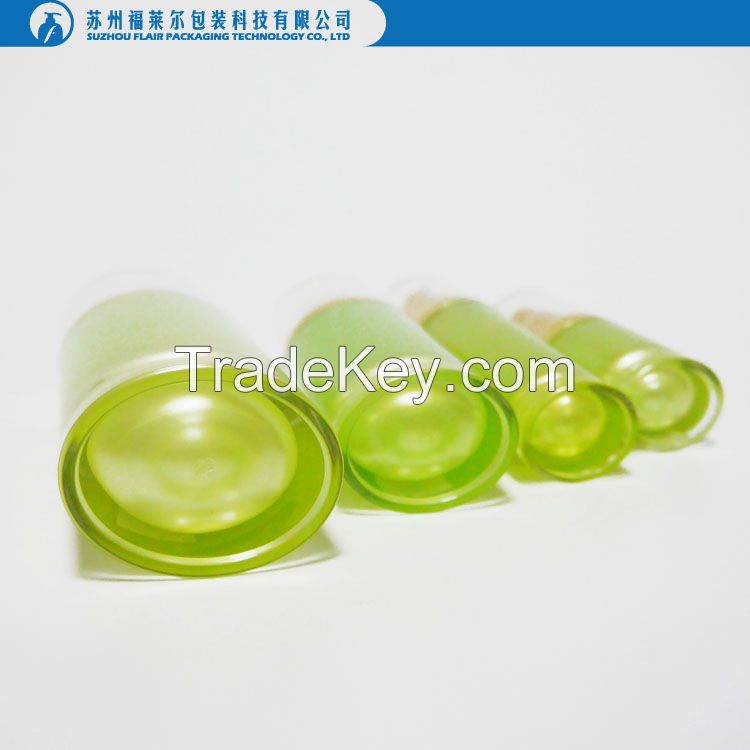 Oval shaped acrylic empty lotion bottles