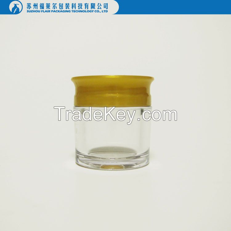 round plastic 30ml cream jar