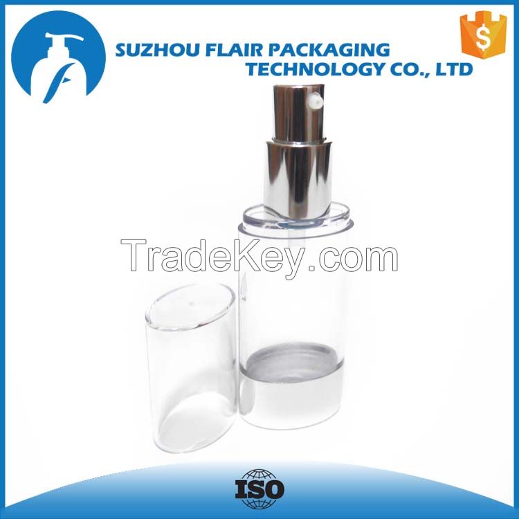 30ml 50ml Oval aluminum airless bottle for lotion