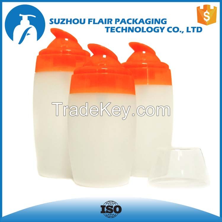 40ml 50ml 60ml Plastic small lotion bottles packaging