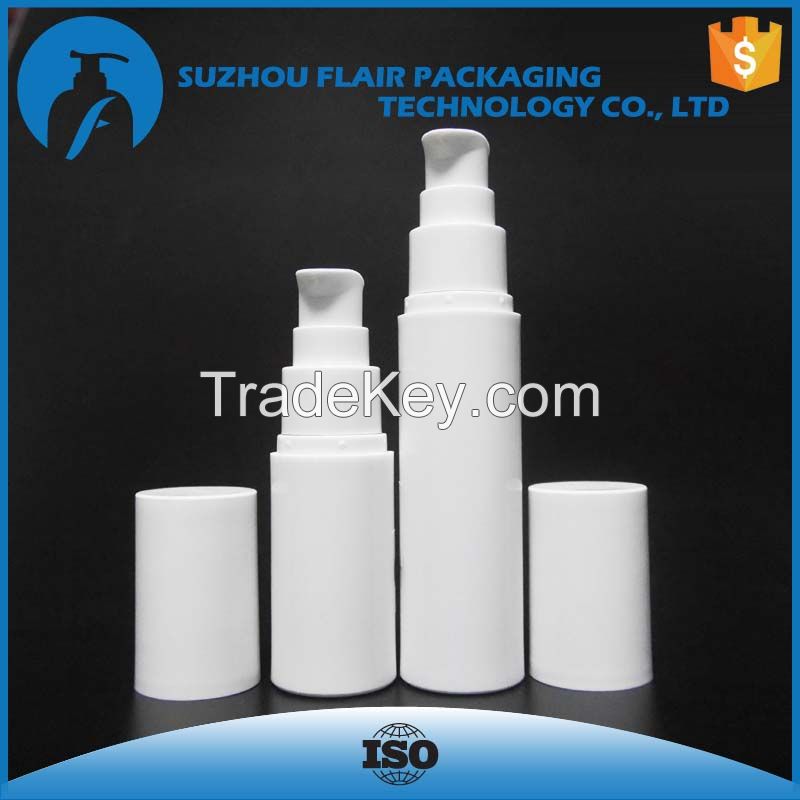 15ml 30ml customized airless white bottle for personal care