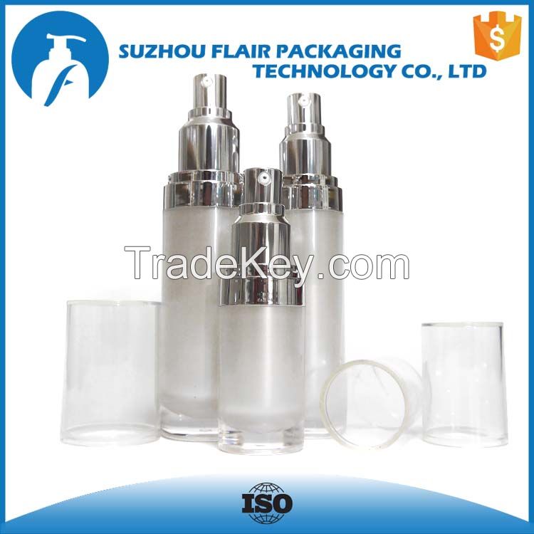 15ml 30ml 50ml Plastic oem oem acrylic cosmetic bottle design