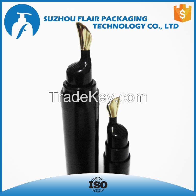 Plastic cosmetic vacuum bottle