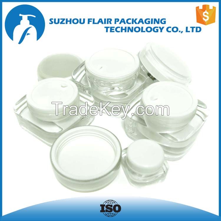 6ml 15m 30ml 35ml 50ml 63ml Acrylic empty Cosmetics Packaging Jars