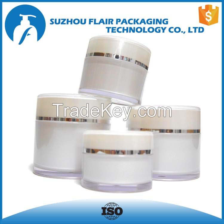 50ml 100ml 150ml 200ml fancy cream container jar with screw lid