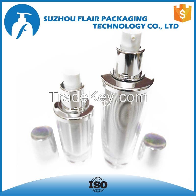 Plastic empty cosmetic bottle