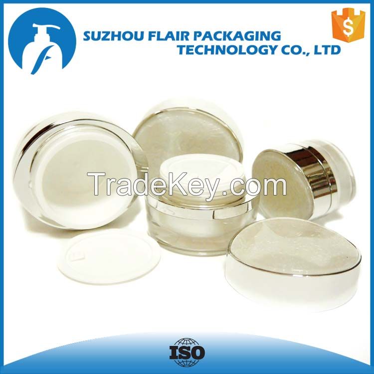 15ml 30ml 50ml acrylic cosmetic jars for cosmetics