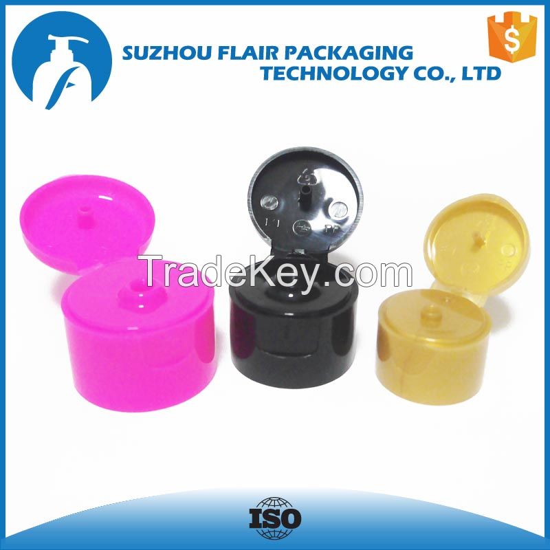 24mm 28mm bottle cover flip top cap for cosmetic packaging