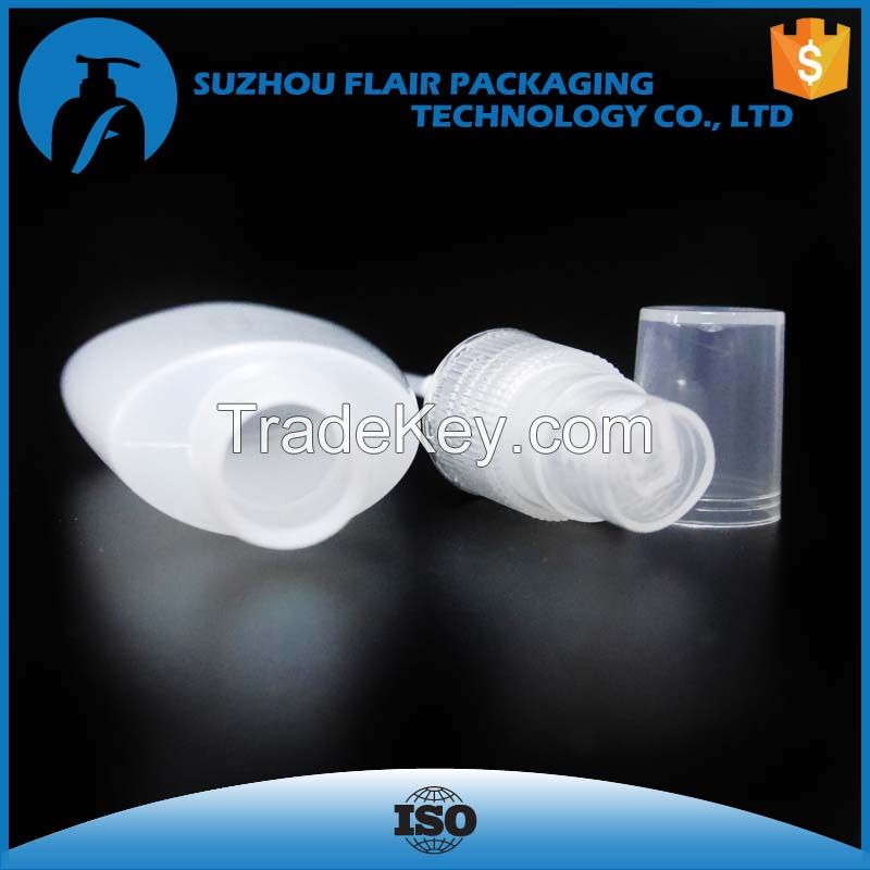 30ml plastic empty flat hdpe bottle