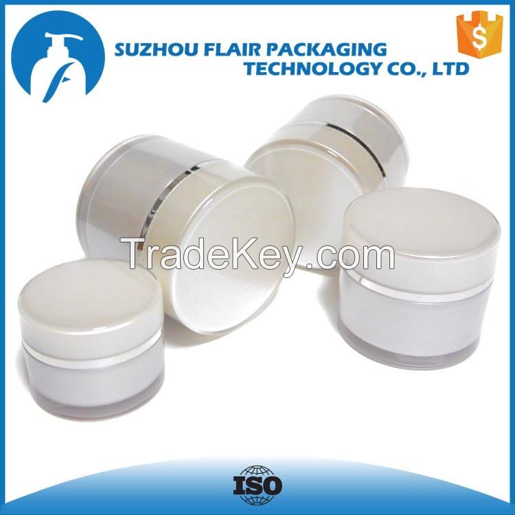 50ml 100ml 150ml 200ml fancy cream container jar with screw lid