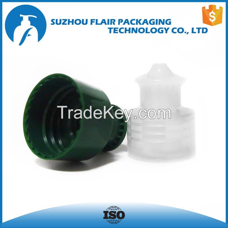 24mm 28mm Plastic screw on push pull cap