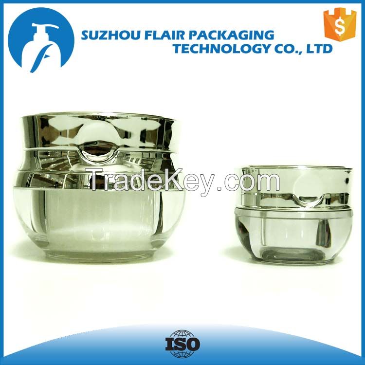 10ml 30ml 50ml empty cosmetic jars plastic for sale