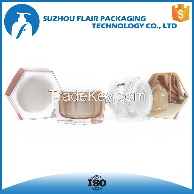 30ml 50ml Acrylic Plastic cosmetic cream sample jar