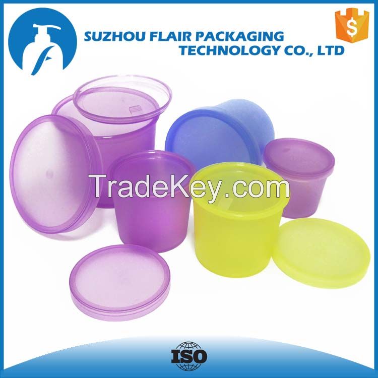 60ml 100ml 120ml 200ml 250ml empty round PP jar for cosmetics