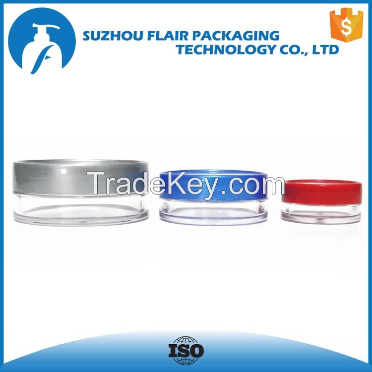 15ml 40ml 85ml Plastic jars and lids for cosmetics