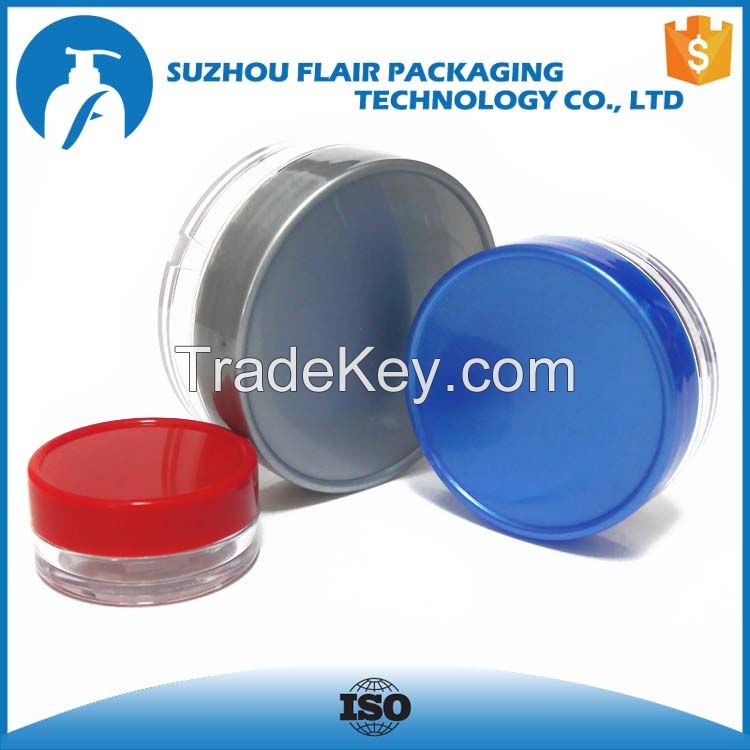 15ml 40ml 85ml Plastic jars and lids for cosmetics