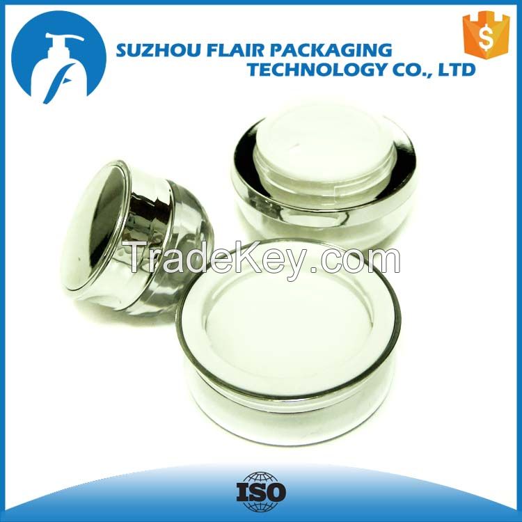 10ml 30ml 50ml empty cosmetic jars plastic for sale