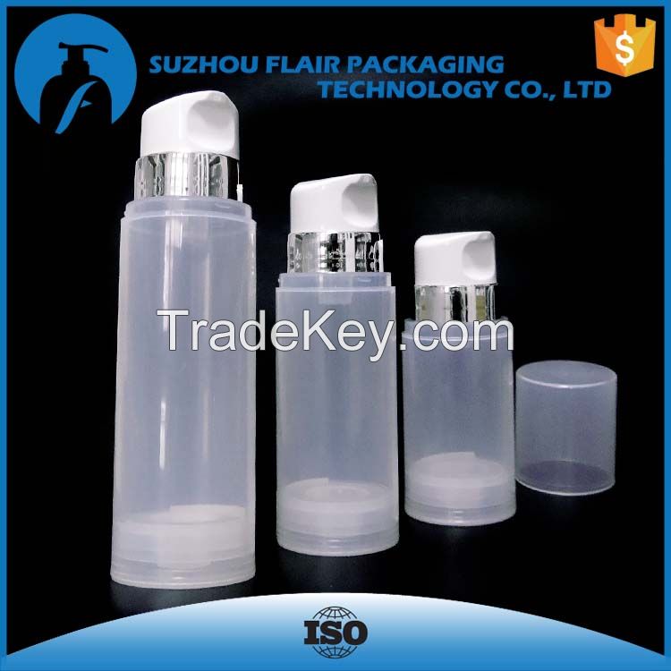 150ml 200ml 250ml empty clear big capacity airless bottle