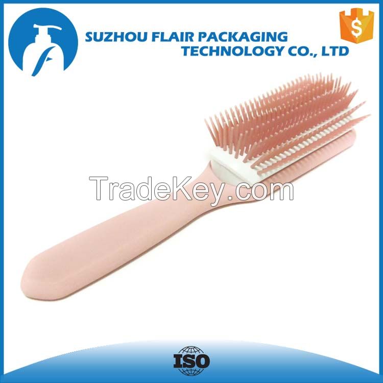 Plastic rubber handle hair comb