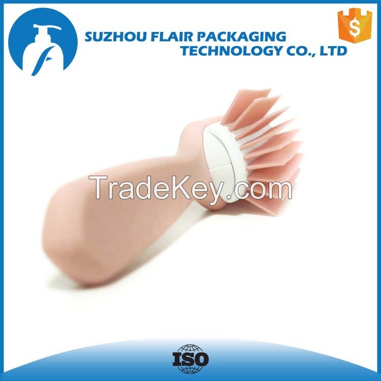 Plastic rubber handle hair comb