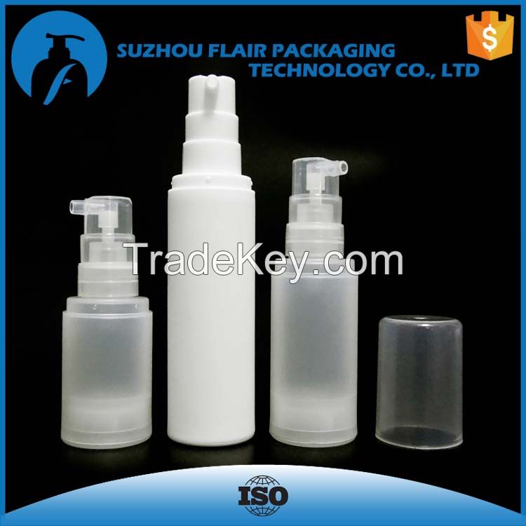 20ml 30ml 50ml translucent plastic airless bottle empty for sale