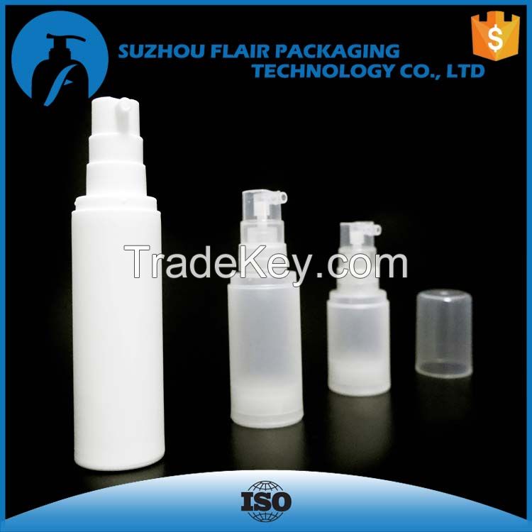 20ml 30ml 50ml translucent plastic airless bottle empty for sale