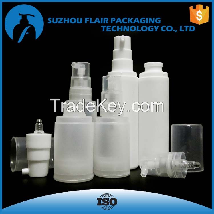 20ml 30ml 50ml translucent plastic airless bottle empty for sale