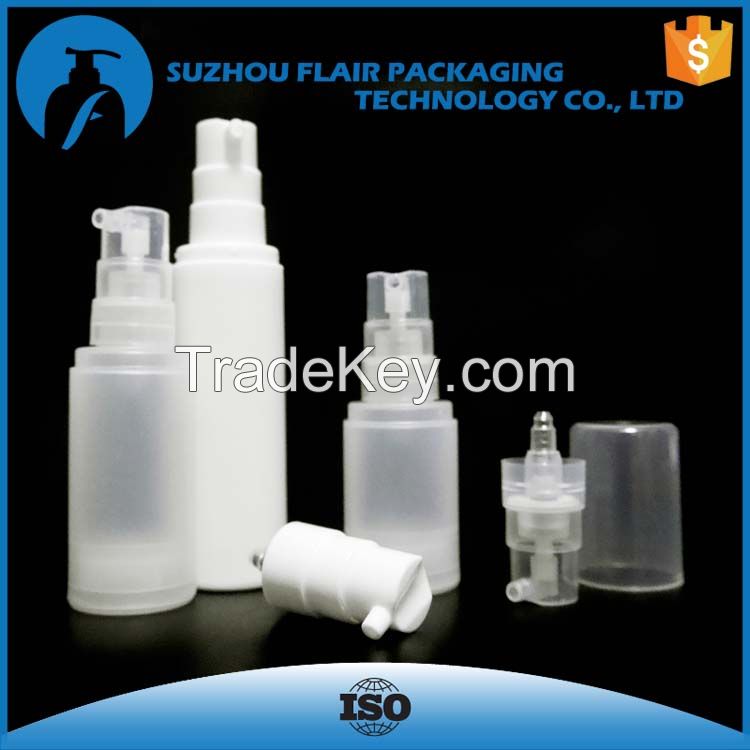20ml 30ml 50ml translucent plastic airless bottle empty for sale