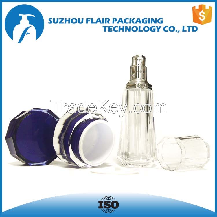 High quality acrylic cosmetic bottle and jar